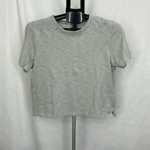 Alternative Heathered Grey Cropped Tee